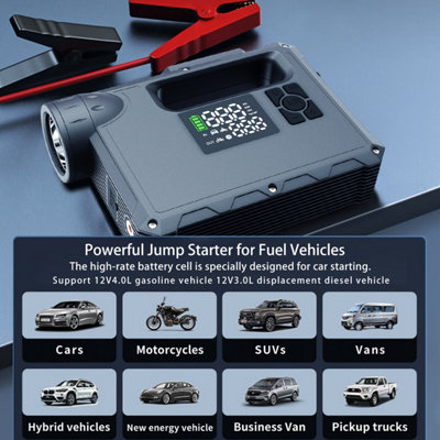 WFDRD Multifunctional 5-in-1 Jump Starter