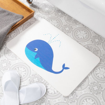 Whale bath on sale mat