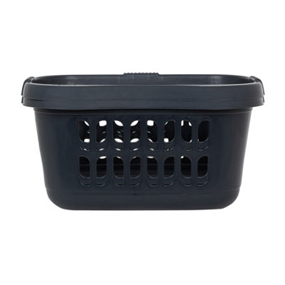 Wham 2 x Casa Plastic Hipster Laundry Basket Midnight