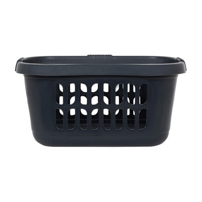 Wham 2 x Casa Plastic Hipster Laundry Basket Midnight