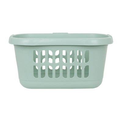 Wham 2 x Casa Plastic Hipster Laundry Basket Silver Sage - 4