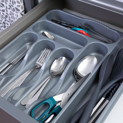 Wham 4 Piece Casa Plastic Kitchen Set Silver (38cm Rectangular Bowl ...