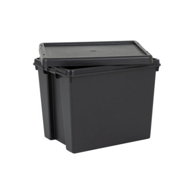 Wham Bam Heavy Duty Storage Boxes With Lids, Recycled and