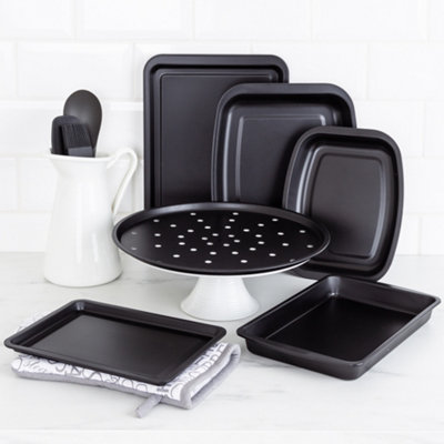 Wham Essentials 6 Piece Bakeware Set Black