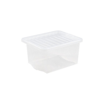 Wham Fusion Range Storage Box & Lid Clear (32L)