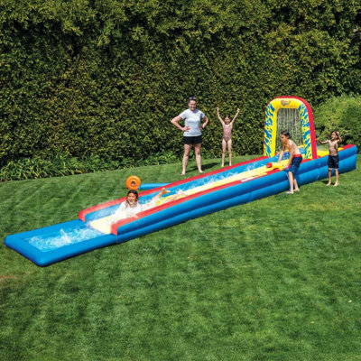 Wham-O 32ft Constant Air Slip N Slide Kids Water Slide Inflatable Air ...