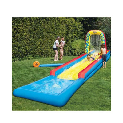 Wham-O 32ft Constant Air Slip N Slide Waterfall Water Cannon Inflatable ...