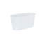 Wham Set 4 Studio 30cm Oval Plastic Trough Ice White
