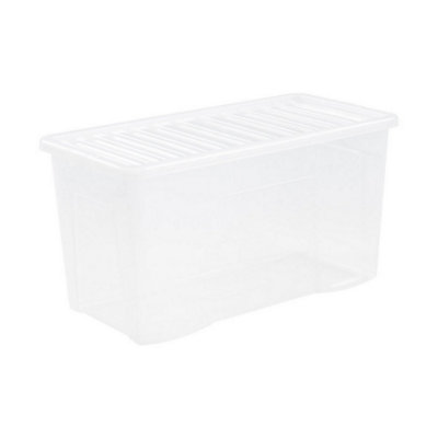 Wham Storage Box Clear (80L) Quality Product