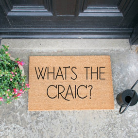 What's The Craic Doormat - Regular 60x40cm