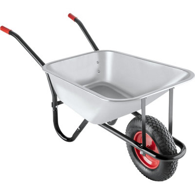 Wheelbarrow Oskar - for gardening and DIY - silver