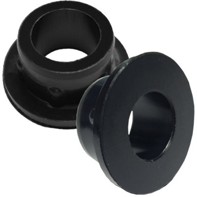 Wheelbarrow Wheel Axle Reducing Bush Spacer Reducer Inserts shaft bore 1 inch to 16mm Wheelbarrows sack truck trolley cart - 2pk