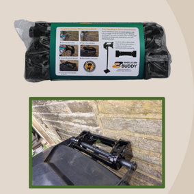 Wheelie Bin Buddy - Bin Lock secured to wall