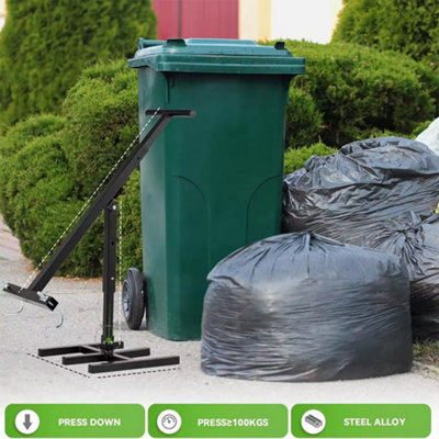 Wheelie Bin Compactor,Foldable,Rubbish Trash Recycling Bin For 60-100L ...