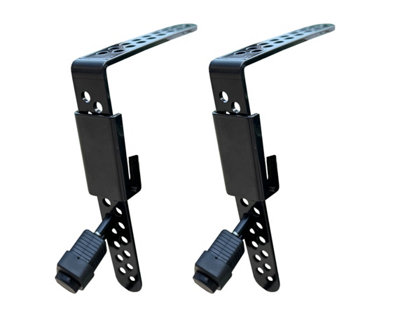 Wheelie Bin Metal Security Strap Lock with Padlock & Key (Set of 2 Locks)
