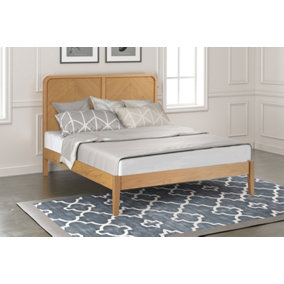 Whelston King Size 5ft Solid Oak Bed Frame