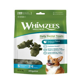 Whimzees Alligator Small 24pk (Pack of 6)