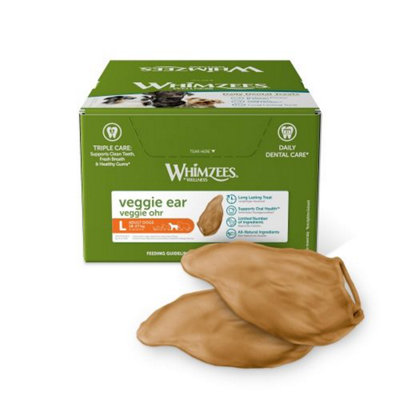 Whimzees Veggie Ear Display Box (Pack of 18)