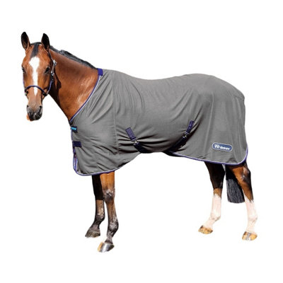 Whitaker Clough Standard-Neck Knitted Horse Cooler Rug Grey (6 9") Price Comparisons | Compare The Build