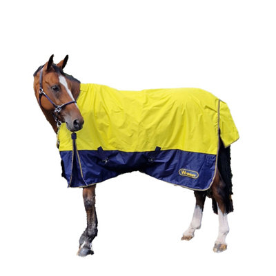 Whitaker Hornsea Horse Combo Neck Turnout Rug Yellow (6 3")