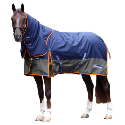 Whitaker Rastrick V2 Combo Neck 250g Horse Turnout Rug Navy/Grey (5)