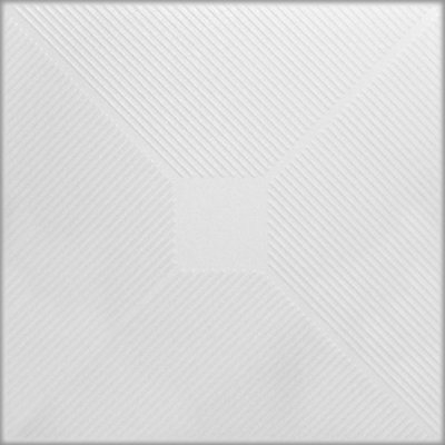 White 10: Decorative Ceiling and Wall Panels 2m2 (21.52 sqft) - 8 Panels