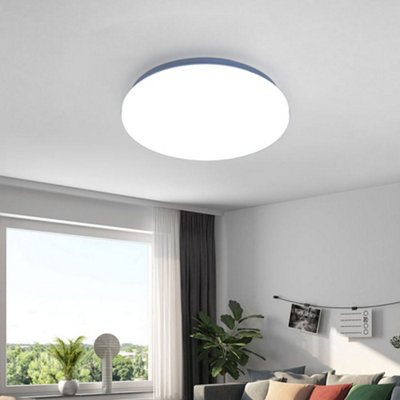 White 12W Modern Ultra Thin Round Acrylic Ceiling Light