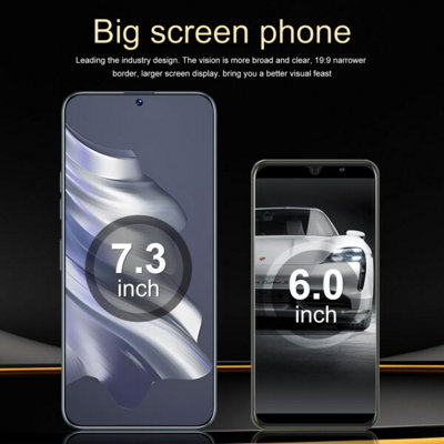 White 16G+1TB Android Smart Large Screen Phone