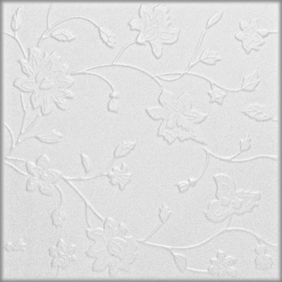 White 2: Decorative Ceiling and Wall Panels 2m2 (21.52 sqft) - 8 Panels