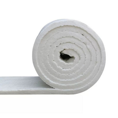 White 25mm T Ceramic Fiber Insulation Roll