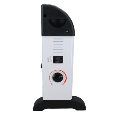 White 2KW Electric Fan Convector Heater Adjustable Thermostat Free ...