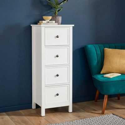 Blue and white clearance chest of drawers