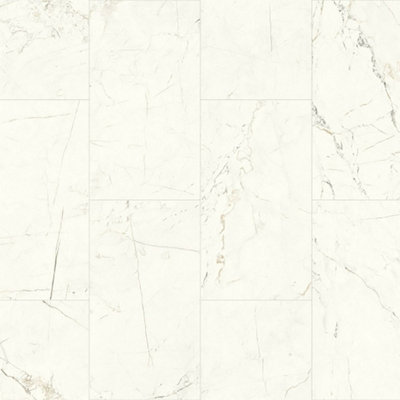 White 508 Contract Plain Anti Slip Commercial Vinyl Sheet Flooring For Office Shop-2m(6'6") X 2m(6'6")-4m²