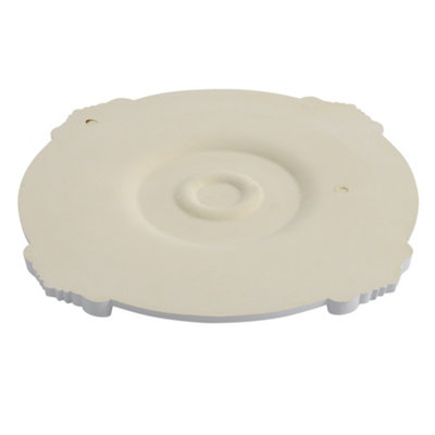White 67cm Dia Ceiling Rose Ornate Polyurethane Ceiling Medallion - 5
