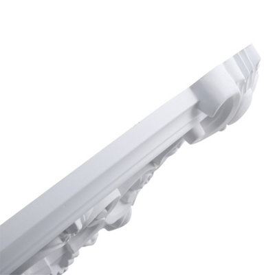 White 67cm Dia Ceiling Rose Ornate Polyurethane Ceiling Medallion - 6