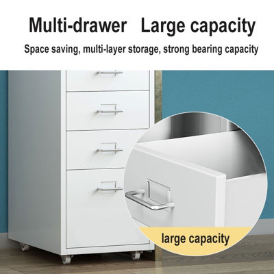 Under Desk Drawer With Tilt Panel & Ball Bearing Slides - Extra Large Storage, Easy Mount, Black