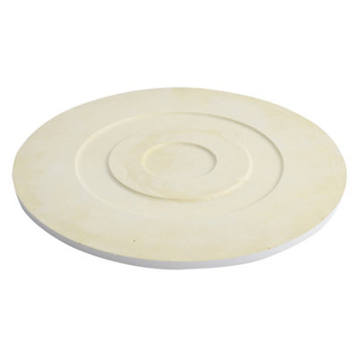White 85cm Dia Ceiling Rose Ornate Polyurethane Ceiling Medallion - 5