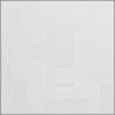 White 9: Decorative Ceiling and Wall Panels 2m2 (21.52 sqft) - 8 Panels