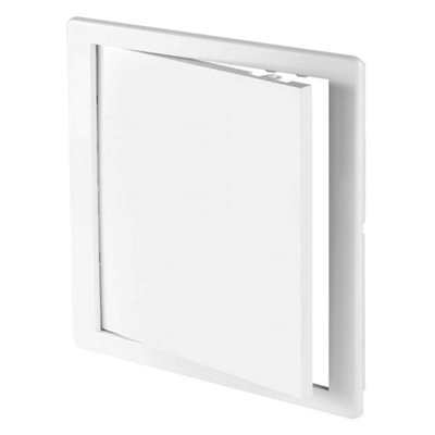 White Access Panel, 100 mm x 100 mm Revision Door, Gas Water Electricity Service Inspection Hatch Cover, Tough and Durable ABS