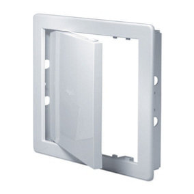 White Access Panel 200mm x 200mm Plastic Wall Revision Door Hatch