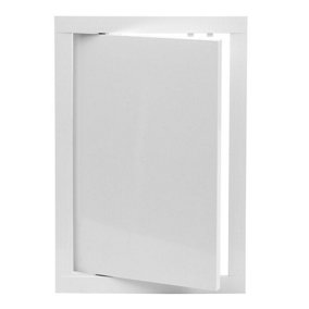 White Access Panel with Fitting Frame Door 150mm x 200mm