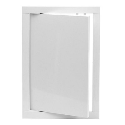 White Access Panel with Fitting Frame Door 200mm x 300mm