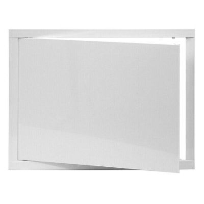 White Access Panel with Fitting Frame Door 400mm x 300mm