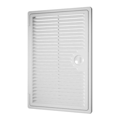 White Access Panels with Air Vent Grille Duct Ventilation Door150mm x 100mm - 3