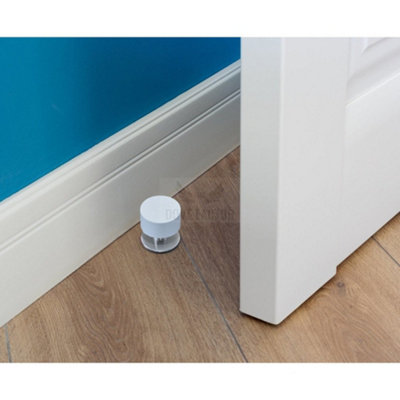 White Adhesive Door Stop By The Dove Factor™ (2 Pcs)