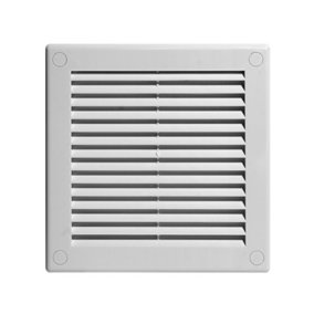 White Air Vent Grille 150mm x 150mm / 6'' x 6"