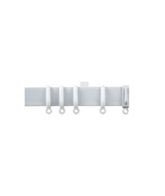 White Aluminium Curtain Track 105cm