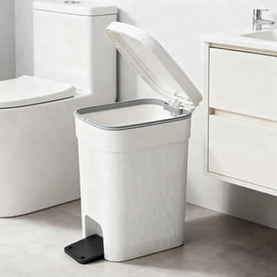 white-and-grey-20l-foot-pedal-rectangular-freestanding-trash-bin-with