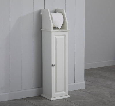 White Bathroom Toilet Roll Storage Holder Price Comparisons | Compare The Build