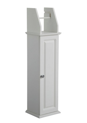 White Bathroom Toilet Roll Storage Holder